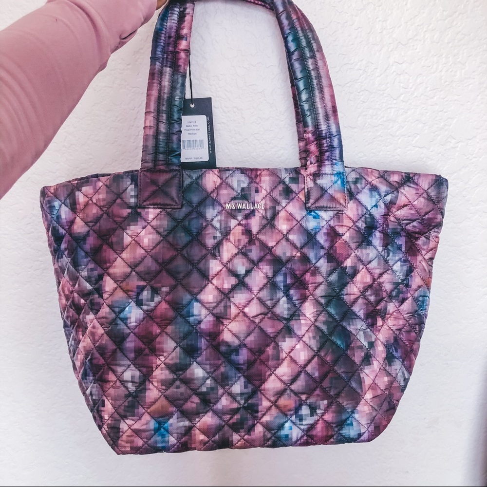 NWT MZ Wallace pixel print tote